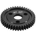 M1 Spur Gear 1.0 Metric Pitch 42-Tooth, 30T 32T 34T 36T 38T 40T 42T 44T 46T 48T 50T 52T Spur Gear Mod 1 for TRAXXAS Slayer Pro 4X4 Revo 3.3 ARRMA HPI HOBAO LOSI, Hardened Steel Upgrade Part Gear (42T)