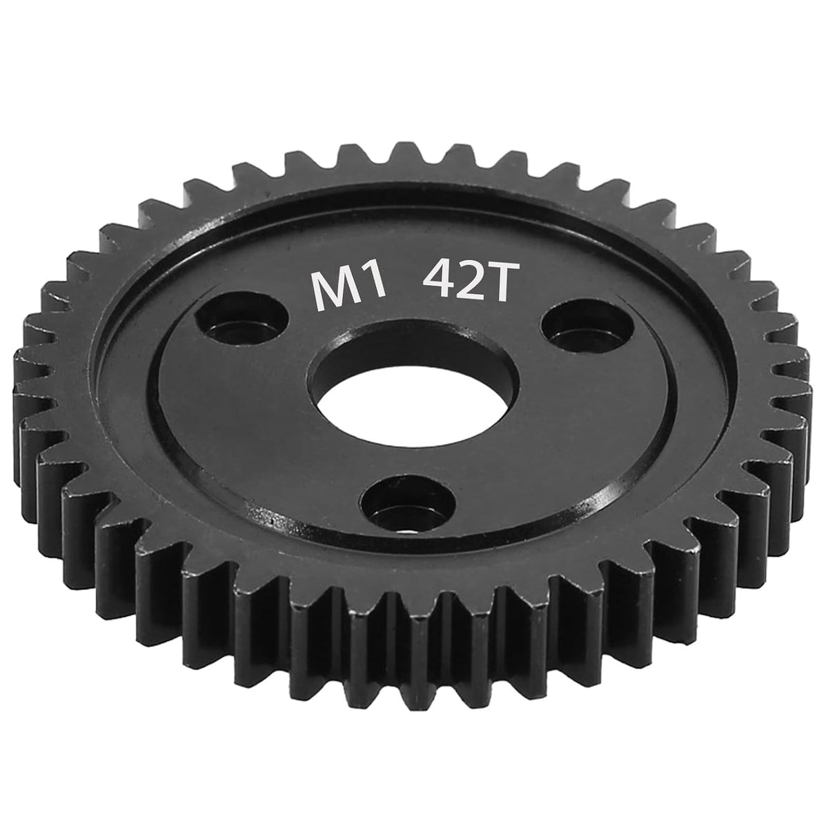 M1 Spur Gear 1.0 Metric Pitch 42-Tooth, 30T 32T 34T 36T 38T 40T 42T 44T 46T 48T 50T 52T Spur Gear Mod 1 for TRAXXAS Slayer Pro 4X4 Revo 3.3 ARRMA HPI HOBAO LOSI, Hardened Steel Upgrade Part Gear (42T)