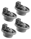 Dishwasher Lower Rack Wheel Kit Fit for Bosch Replace 10016657, 4Pcs