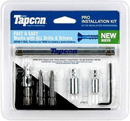 79013 Pro Installation Tool Kit with Star Bit for Concrete Anchors