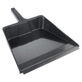 16" x 18" Black Heavy-Duty Jumbo Plastic Dustpan