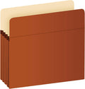 Expanding File Pockets, File Organizers for School, Home or Office, Letter Size, Redrope, 3.5" Expansion, Reinforced