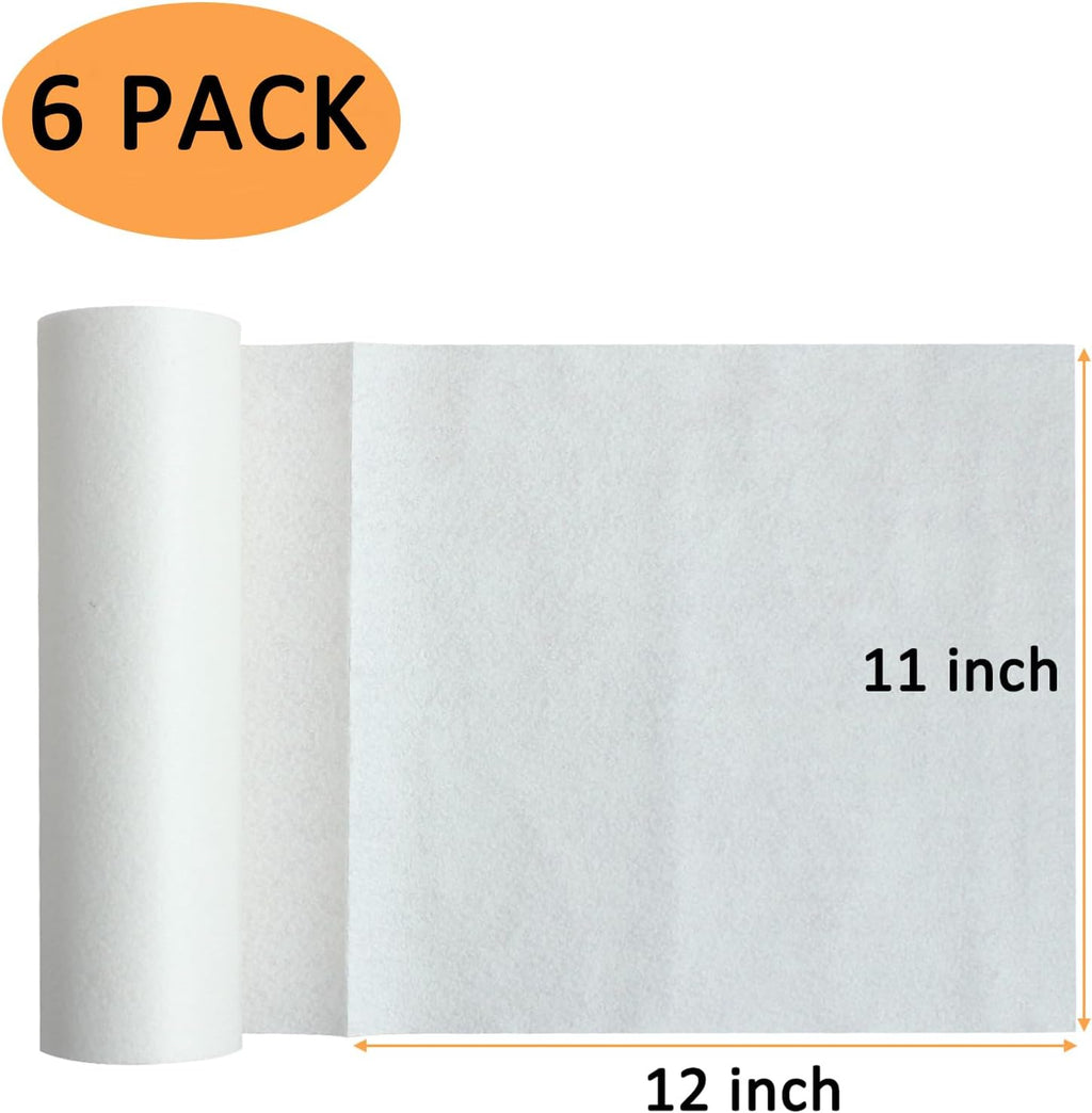 Bamboo Paper Towels Replacement Set of 6 Rolls 120 Sheets