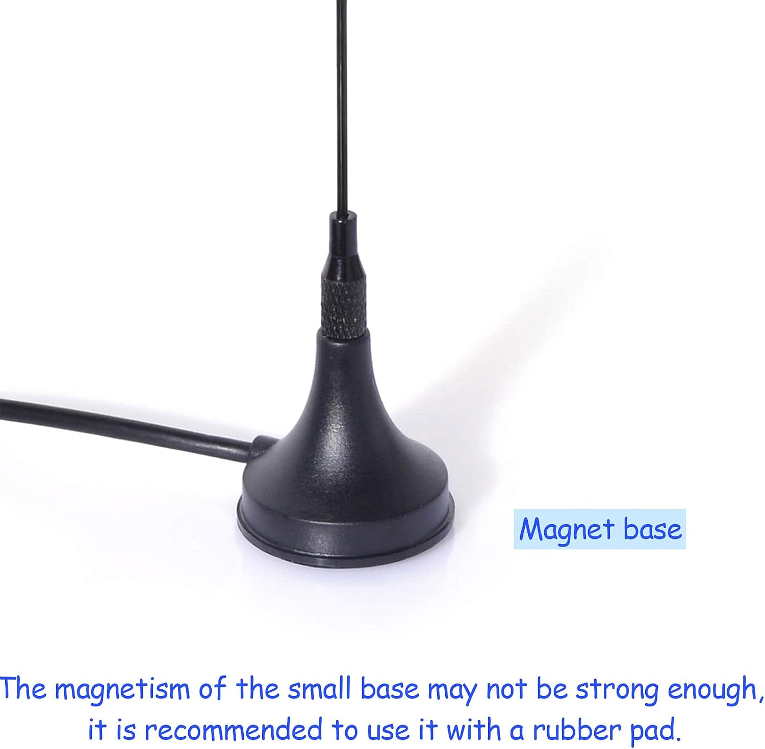 VHF UHF 136-174MHz 400-470MHz Ham Radio Antenna Magnetic Base | SMA Female Dual Band Antenna for Wouxun BaoFeng