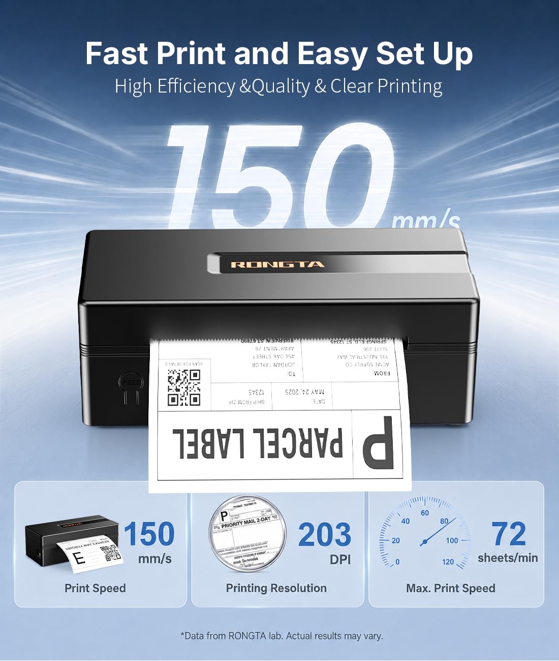 Bluetooth Thermal Shipping Label Printer for Small Business