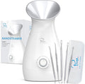 NanoSteamer Large 3-in-1 Nano Ionic Facial Steamer with Precise Temp Control - Humidifier - Unclogs Pores