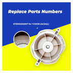 YHFBXVEM Dishwasher Circulation Pump Impeller Assembly Motor