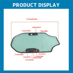 Silscvtt Front Door Glass CA3456230 Replacement for Caterpillar SERIES D