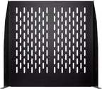 NavePoint 2U 19-Inch Universal Vented Rack Mount Cantilever Fixed Server Cabinet Shelf 18-Inches Deep Black