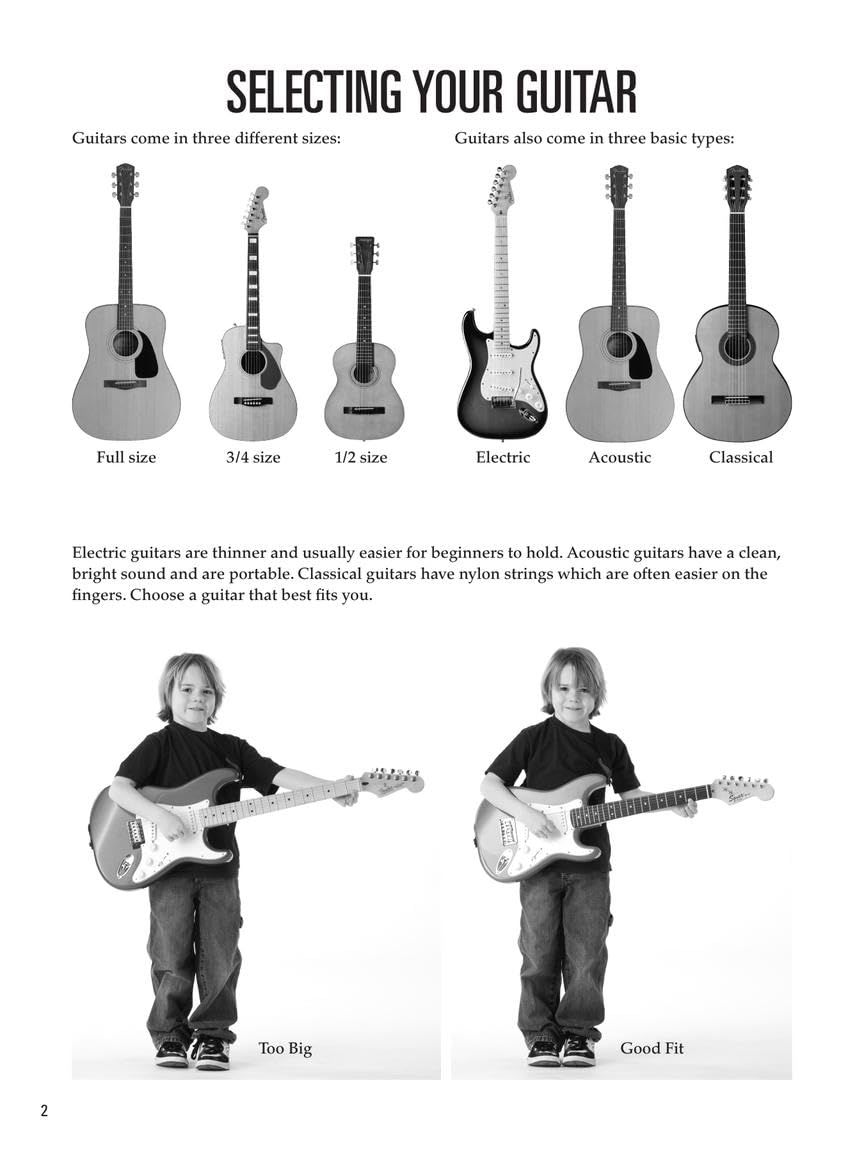 Guitar for Kids Book 1 by Bob Morris and Jeff Schroedl | Beginner Guitar Method Book for Children | Easy Guitar