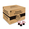 Prefilled Communion Cups and Wafer Set with Concord Grape Juice, Disposable Communion Elements for Church, Home, and