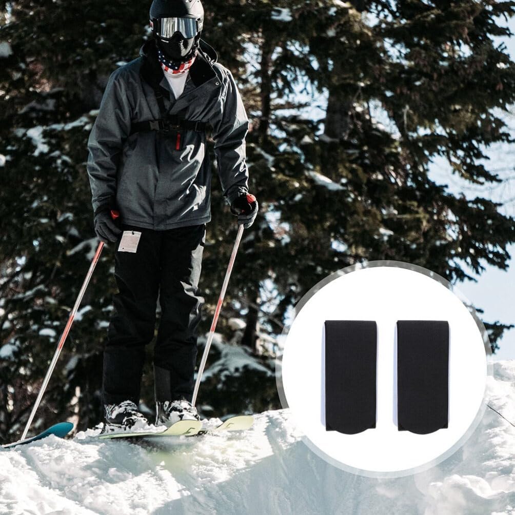 2pcs Snowboard Binding Straps Ski Fixing Tape for Easy Carrying Sled Tie Rope Portable Snowboard Gear