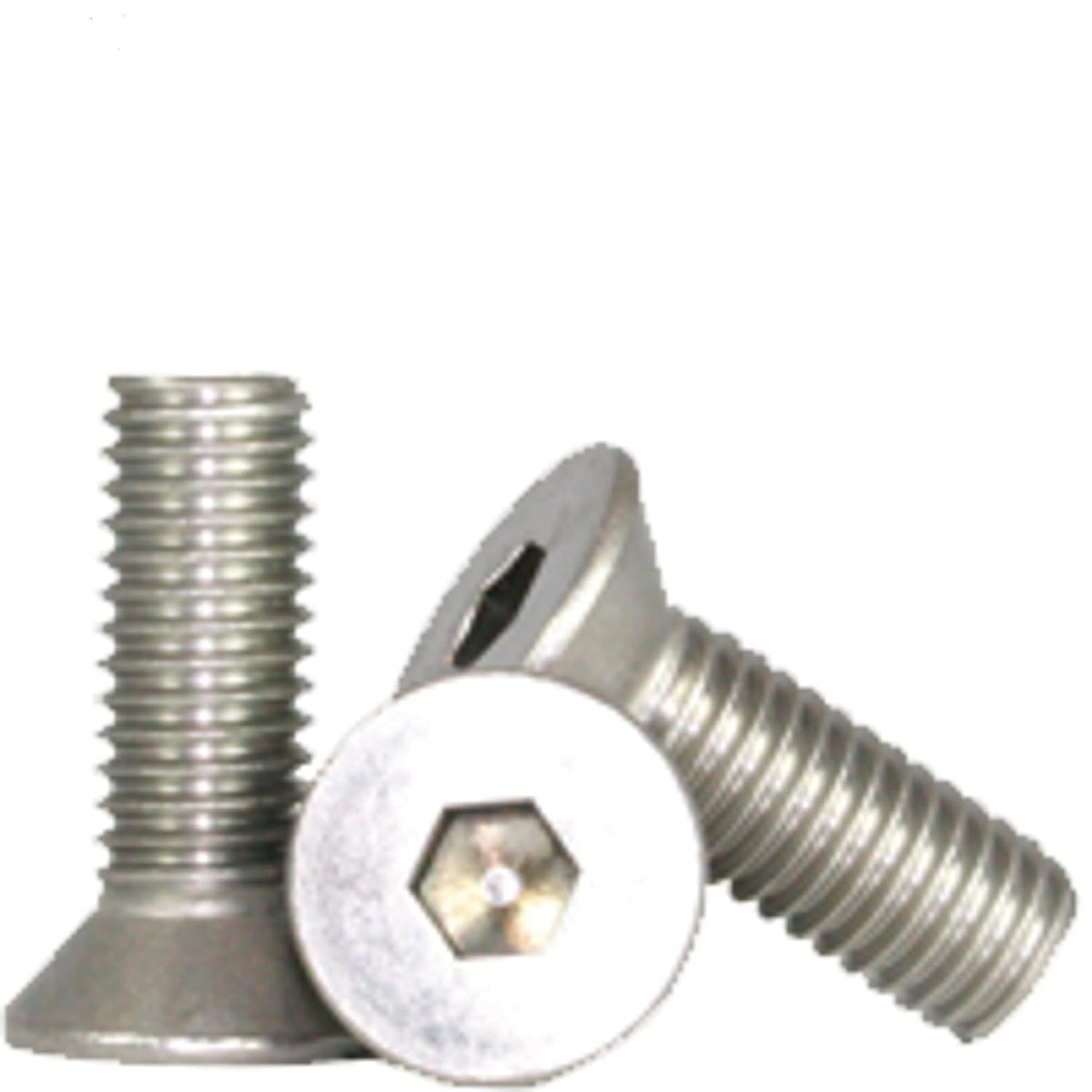 316 Stainless Steel, 1/2"-13 x 3/4" Flat Head Socket Cap Screws (Pack of 3), Allen Socket Drive, Countersunk Bolt Fasteners, Full Thread, Coarse Machine Threaded - by Chipmunk Hardware