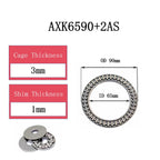 RPS-IND 2PCS AXK6590 Thrust Needle Roller Bearings with Washers