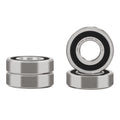 XIKE 4 Pcs 1628-2RS Bearings 5/8" x1-5/8 x1/2", Double Rubber Seals.