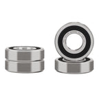 XIKE 4 Pcs 1628-2RS Bearings 5/8" x1-5/8 x1/2", Double Rubber Seals.