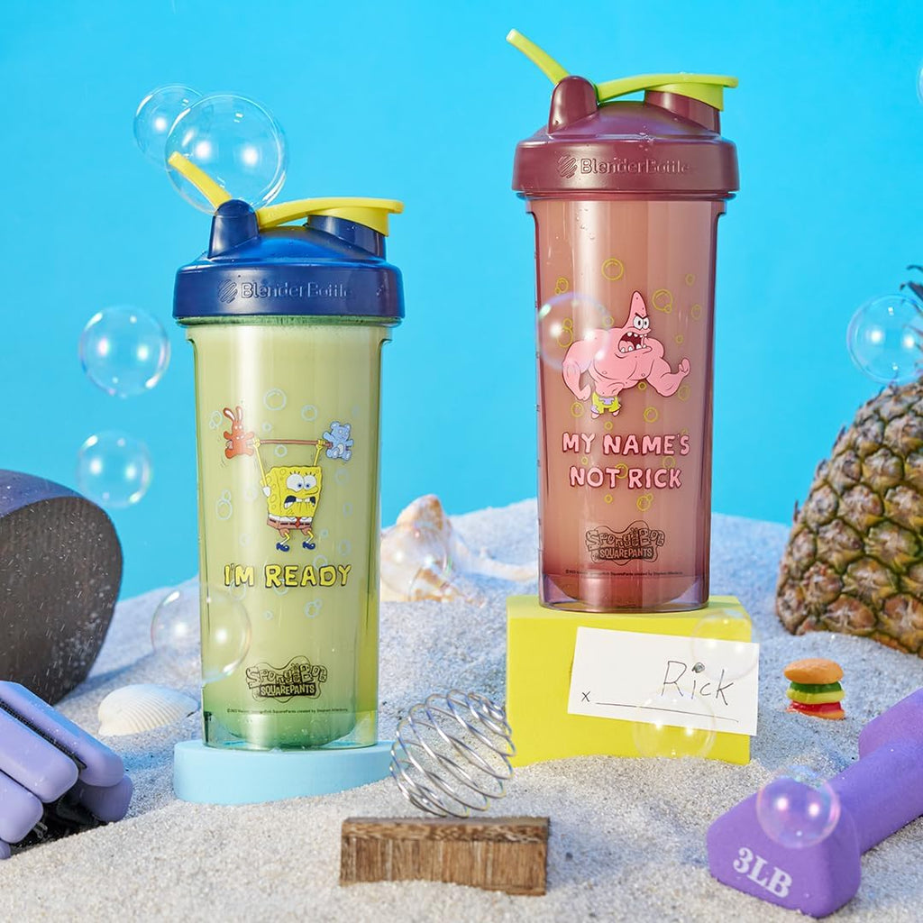 SpongeBob ProSeries Tritan Shaker Bottle 28 oz Blue