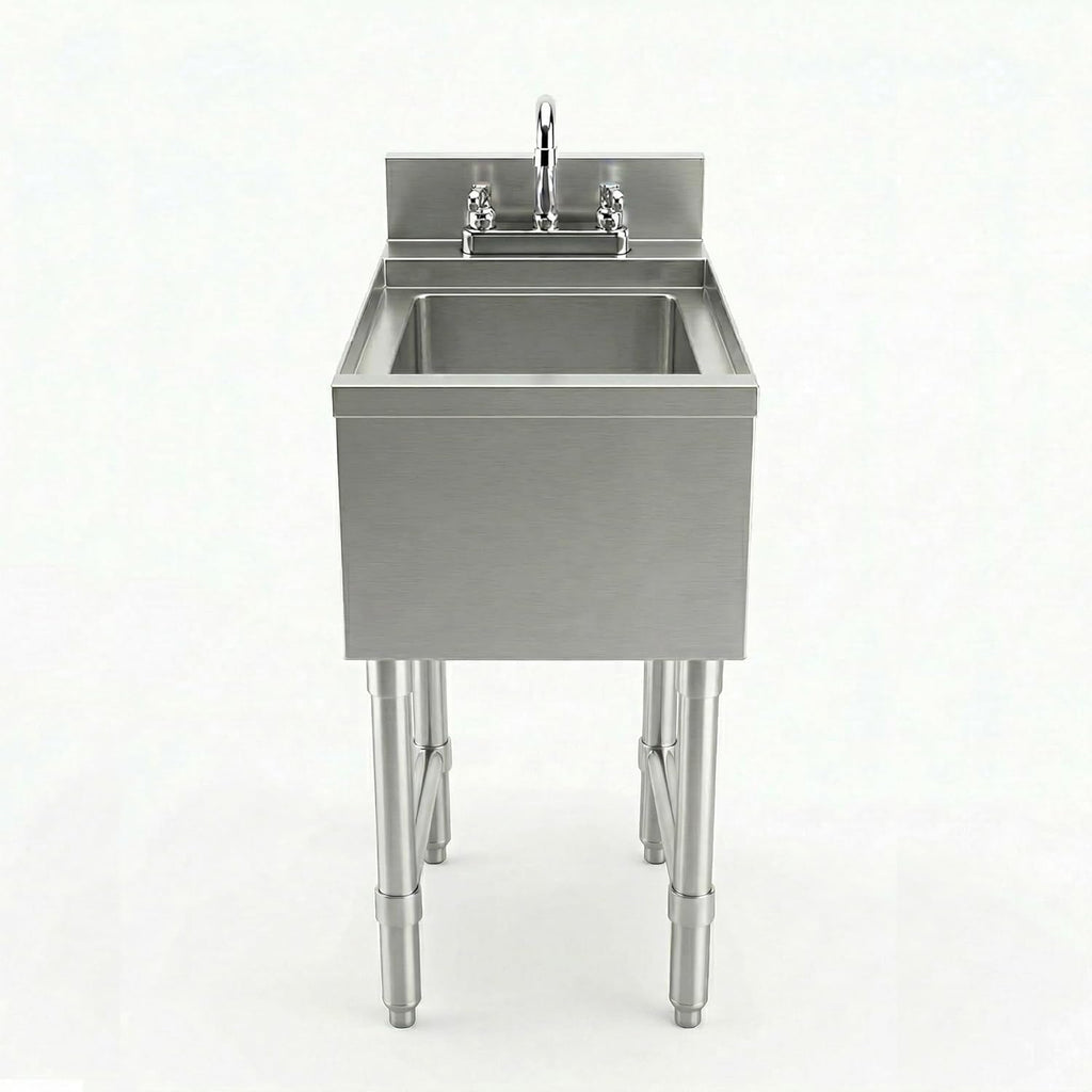 22x12 Underbar Hand Sink, Faucet Included, NSF
