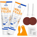 Drywall Repair Kit 2 Pack, 8.8 oz Each Wall Repair Putty Paste | White wall repair paste and putty kit with aluminum