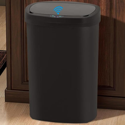13 Gallon/50L Automatic Trash Can Motion Sensor Trash Bin with Lid, Touchless Kitchen Garbage Can for Office