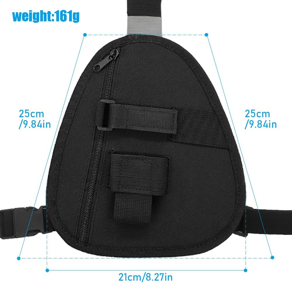 Radio Chest Harness Shoulder | Radio Holster Chest Pack Adjustable Walkie Talkie Tactial Vest for Motorola Baofeng