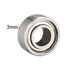 uxcell 683ZZ Ball Bearing 3mm x 7mm x 3mm Double Shielded Deep Groove Bearings, Carbon Steel 20pcs