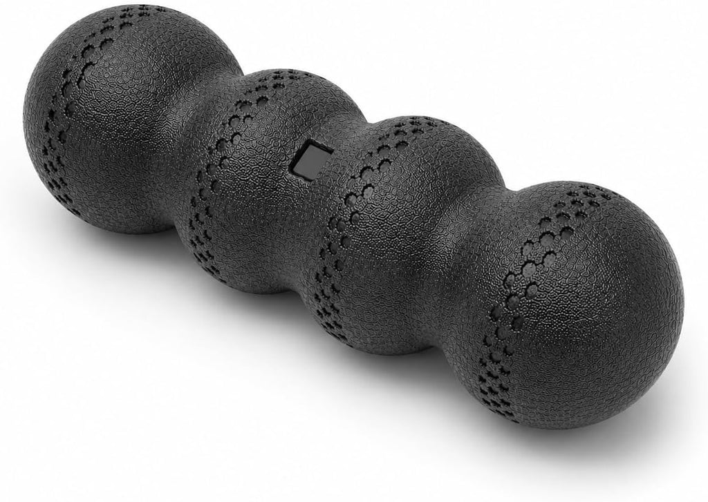 Double Peanut Massage Roller for Deep Tissue Relief, Spinal Alignment Gap, Micro-Perforation Texture, Back, Neck &