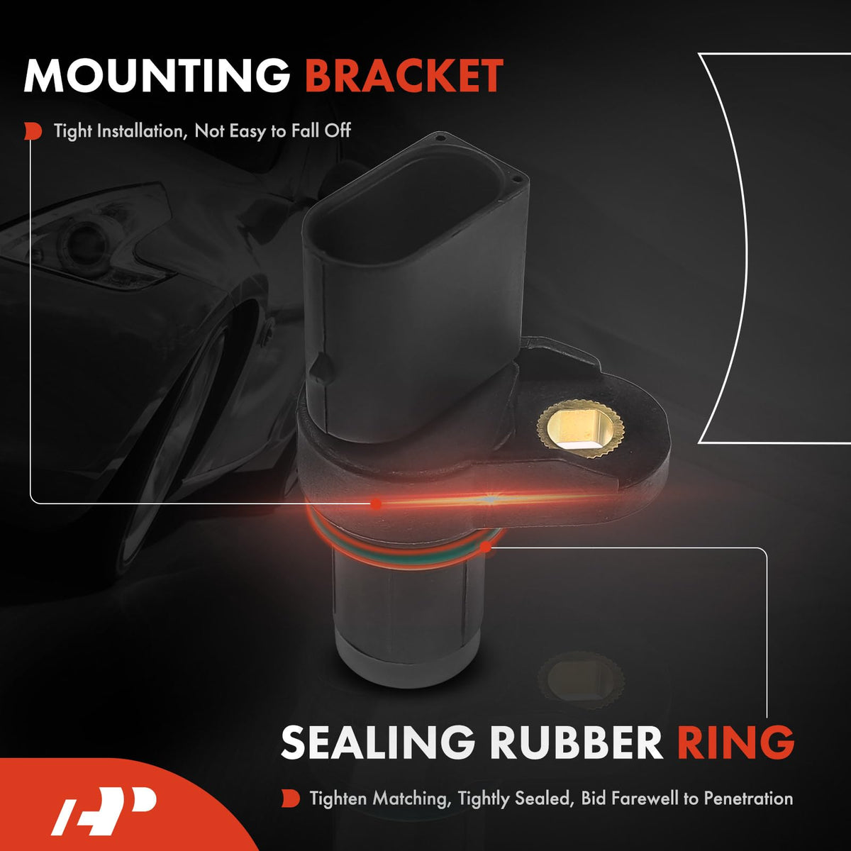 A-Premium Engine Crankshaft Position Sensor, Compatible with BMW
