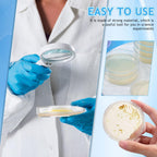 Nutrient Agar Plates 70mm Ready-to-use Agar Plates, Triple-Sealed Petri Dishes for Classroom, DIY Science Projects &