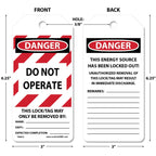 NMC 250 Lockout Tags by-The-Roll