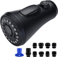 Kitchen Faucet Replacement with 9 Adapters, 3-Mode (Aquablade) Pull Down Kitchen Sink Sprayer for Moen, Delta, Kohler