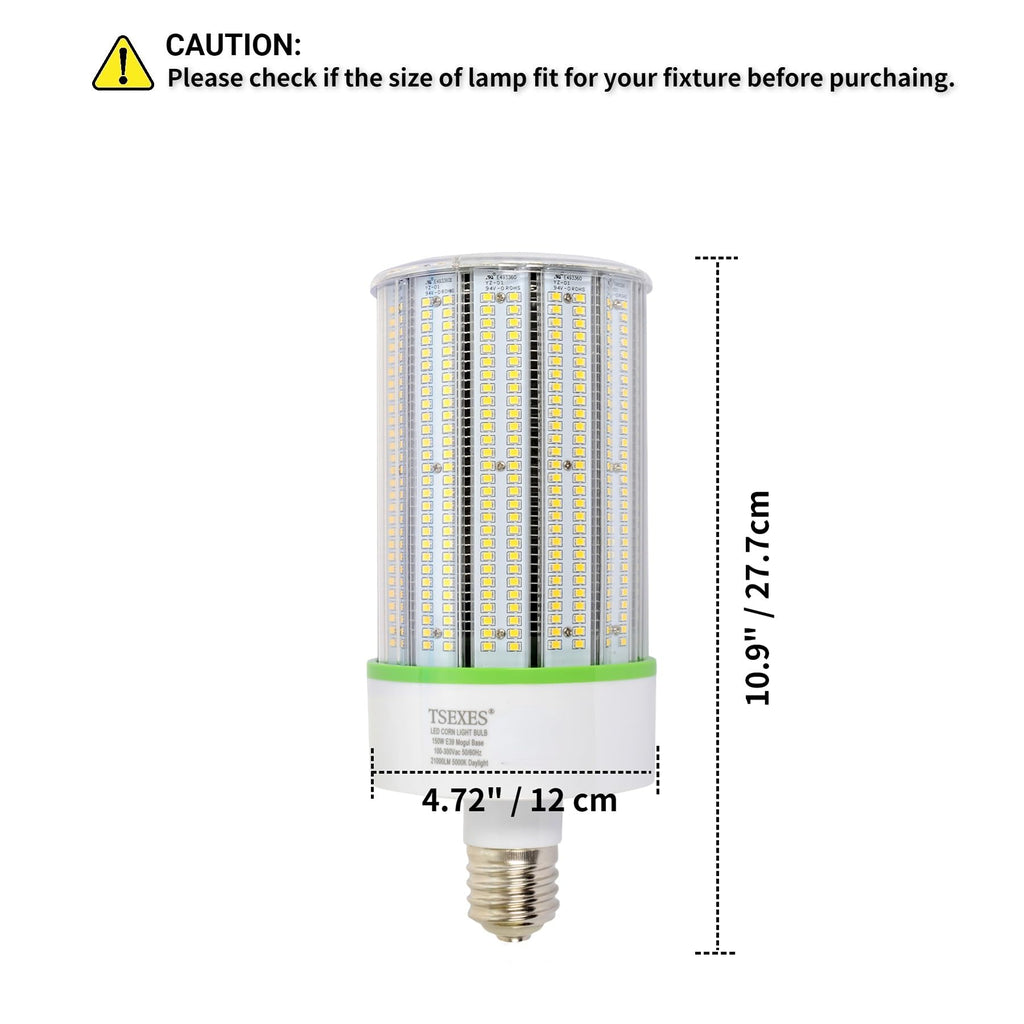 150W LED Corn Light Bulb,E39 Mogul Base Led Bulb 21000Lumen,5000K