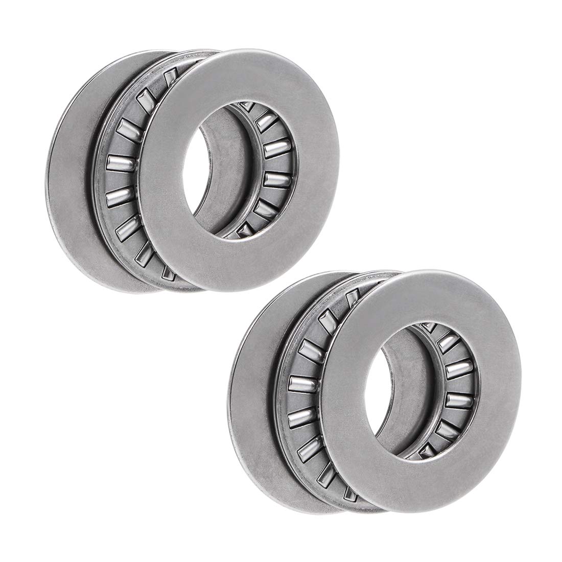 uxcell NTA1625 Thrust Needle Roller Bearings with Washers 1" Bore 1-9/16" OD 5/64" Width 2pcs