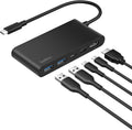 USB C Hub, 5-Port Hub with 4K HDMI Display @ 60Hz, 100W Power Delivery, Fast Data Transfer 5Gbps, USB C Multiport