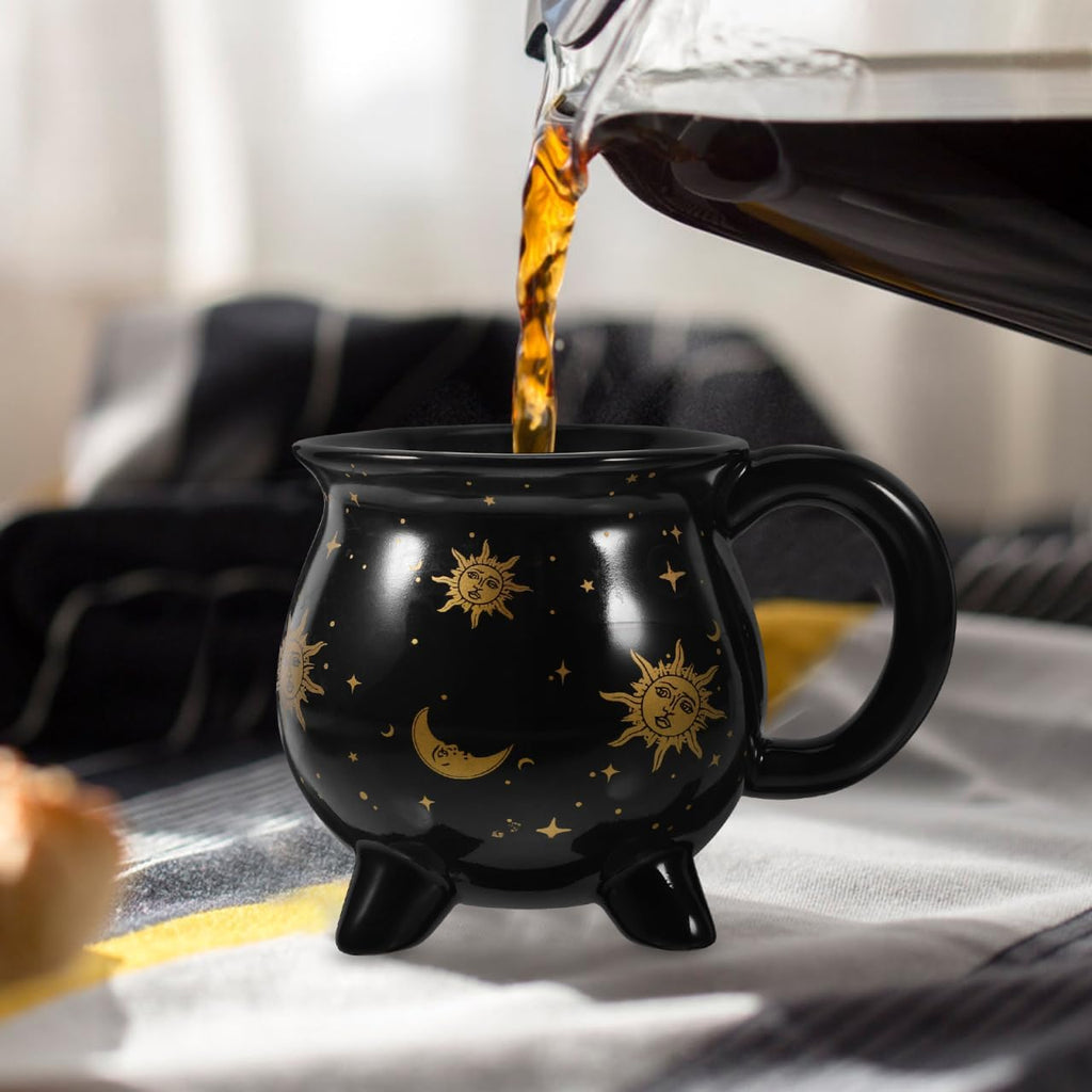 Halloween Cauldron Mug Ceramic Witch Cauldron Cups