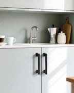 20 Pack Matte Black Kitchen Cabinet Pulls 6.3 Inch (160mm) Hole Centers Cabinet Pulls for Cabinets Cupboard Handles
