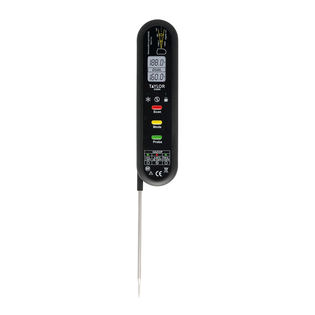 Digital Thermocouple and Infrared Thermometer with HACCP Pass/Fail