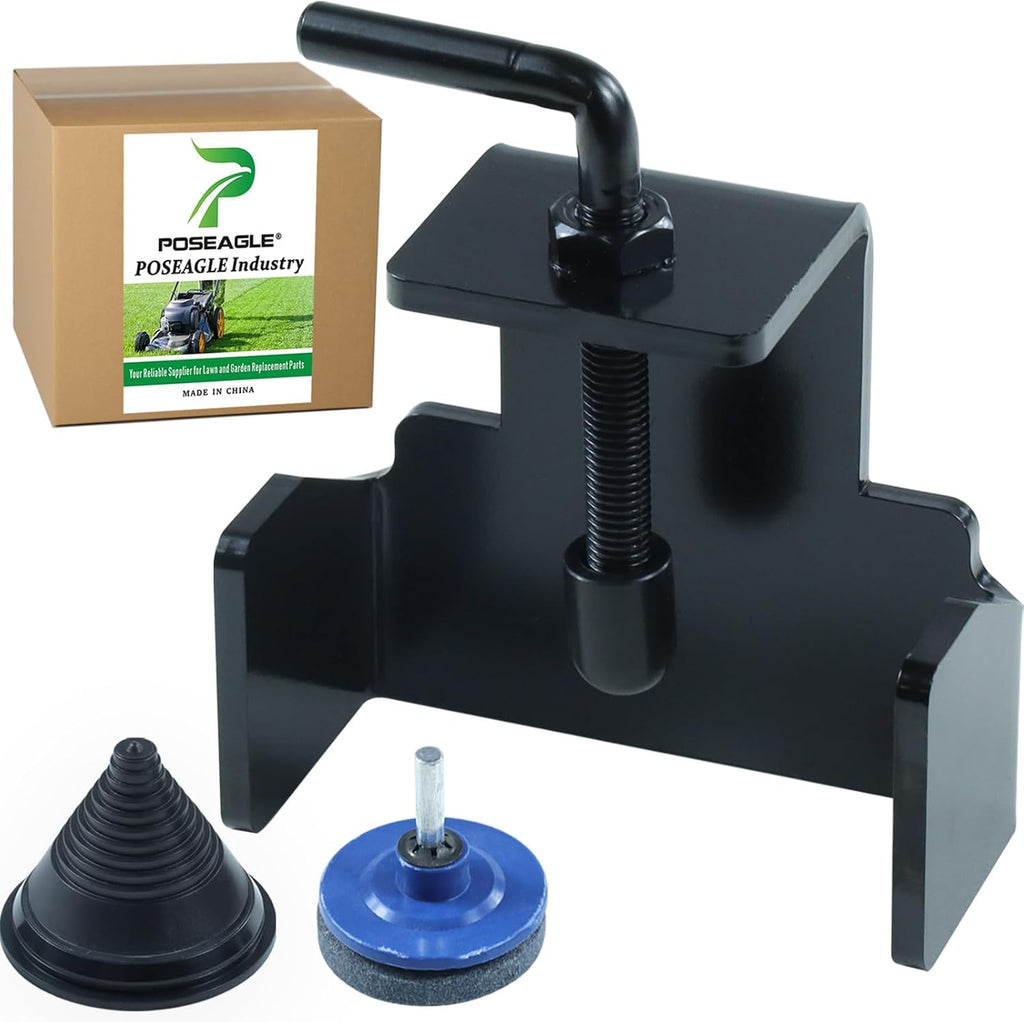 Riding Lawn Mower Blade Removal Tool with Blade Sharpener Balancer | Replaces MTD 490-850-0005 Blade Removal Tool