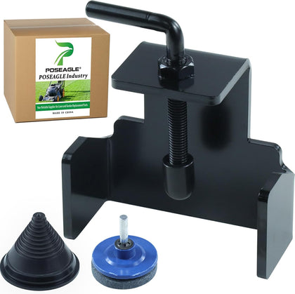 Riding Lawn Mower Blade Removal Tool with Blade Sharpener Balancer | Replaces MTD 490-850-0005 Blade Removal Tool