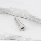 20PCS Shoulder Bolts 304 Stainless Steel 5mm Shoulder Dia 16mm Shoulder Length M4 Thread for Machinery and Textile Equipment