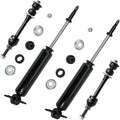 Detroit Axle - Front Shock Absorbers for 2002-2008 Dodge Ram 1500