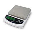 Portable Digital Kitchen Scale 22 lb. Capacity, Backlit Easy-to-Read Display, White - Perfect for Precise Portion