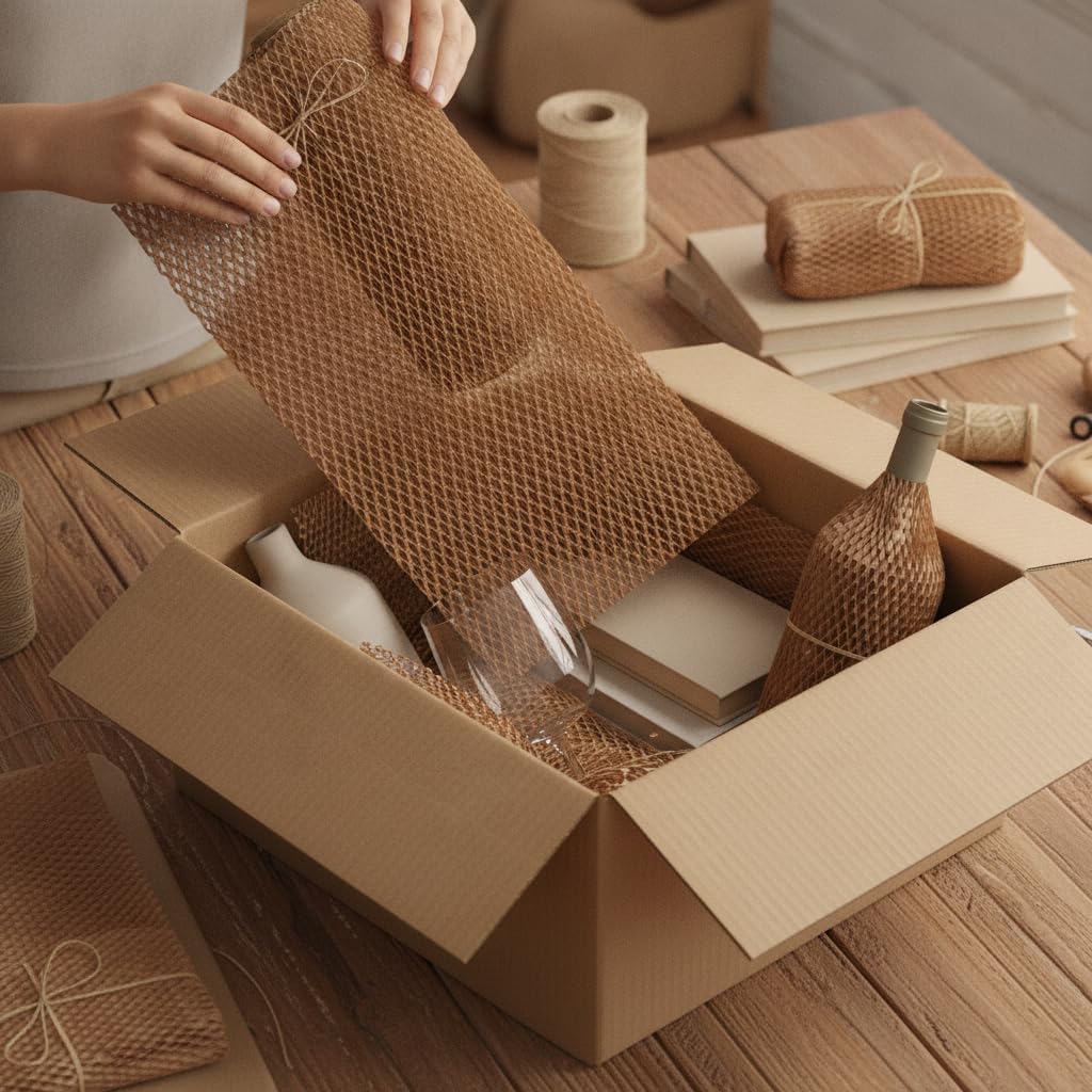 Honeycomb Paper Wrap, Packing Paper, 50cm x 45cm