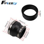 Frtcaty 4" to 3" PVC Reducer Coupler with Gate Valve & 2 Clamps