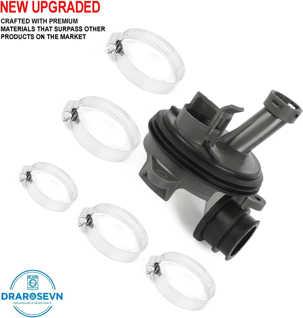 Upgraded Dishwasher Diverter Valve Kit Compatible with GE GDF620HSJ5SS GDF620HSJ6SS GDF630PFM0DS GDF630PFM1DS GDF630PFM2DS GDF630PFM3DS GDF630PGM0BB GDF630PGM0WW GDF630PGM1BB GDF630PGM1WW GDF630PGM2BB