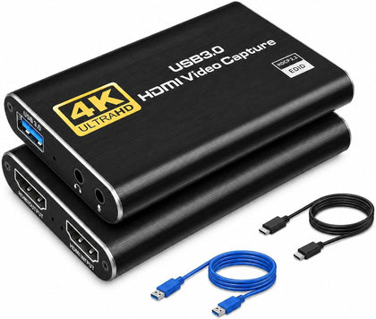 Capture Card for Streaming 4K HDMI Video Capture Card | Game Capture Card, 1080P 60FPS Video Capture Device, HDMI to