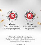 Kasa Multicolor Dimmable Wi-Fi Smart Bulb, A19, KL125P4