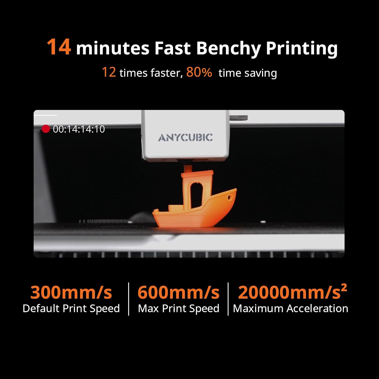 Kobra X Multicolor 3D Printer, Easy One-Click Printing | 2X Faster, 600mm/s High Speed 3D Printers for Beginners &
