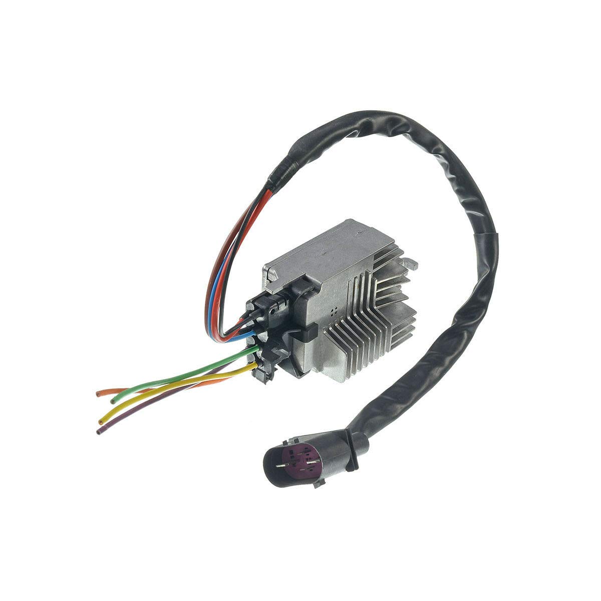YHTAUTO Engine Radiator Cooling Fan Control Module for Audi