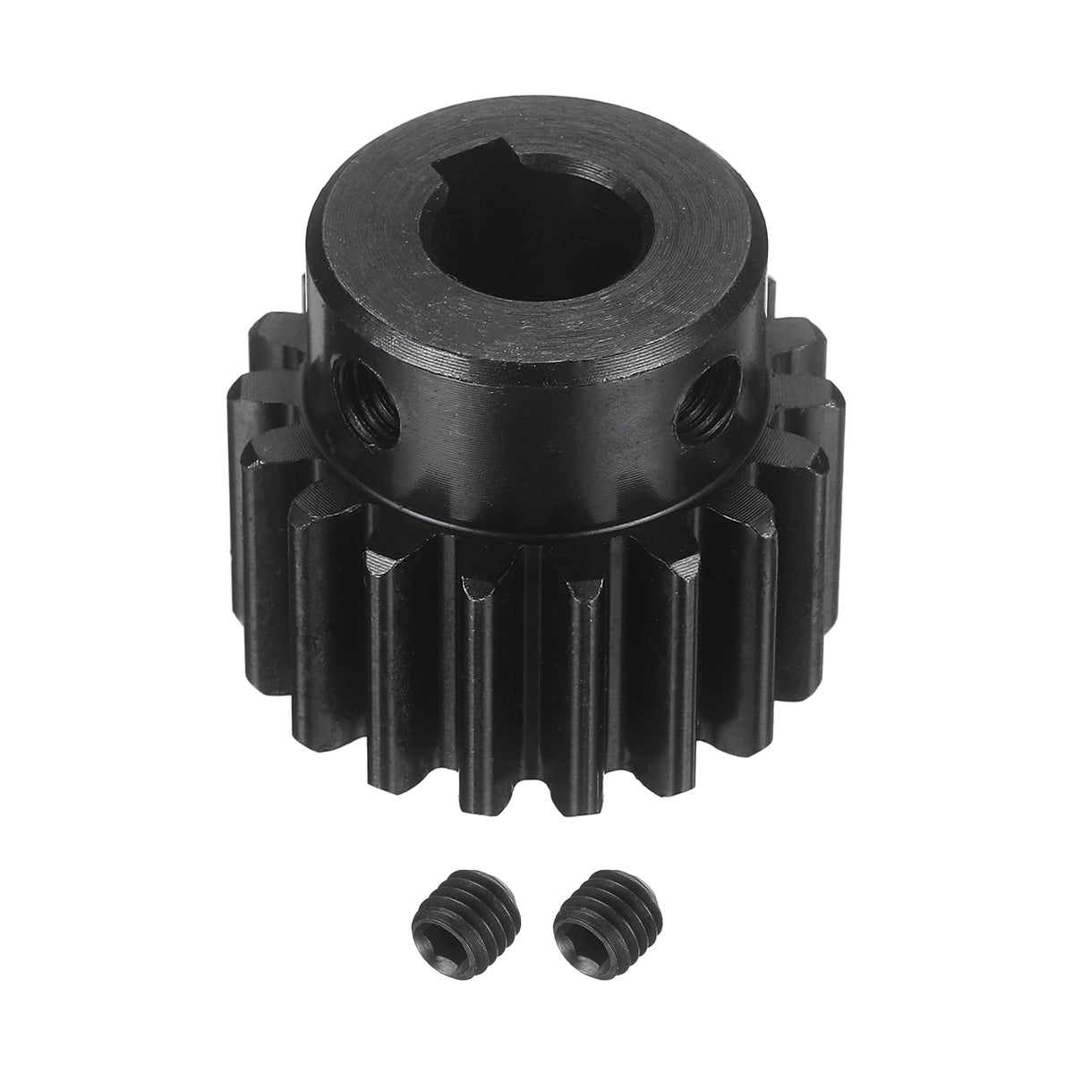 DTGN Spur Gear 1.5Mod 18 Teeth 15mm Thickness 10mm Bore 4x1.8mm Keyway